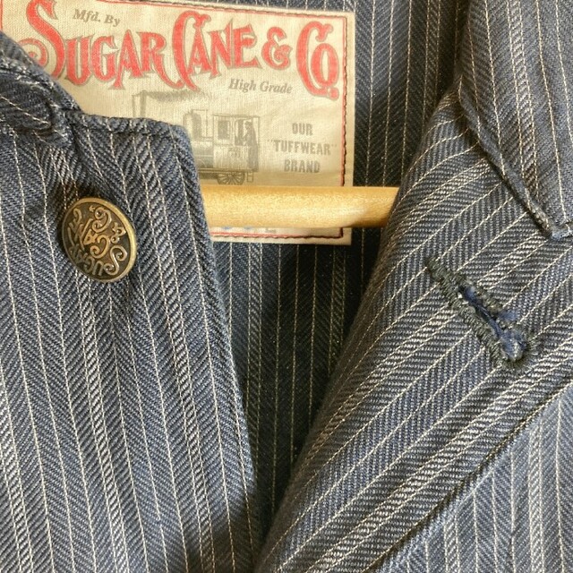 Sugar Cane(シュガーケーン)の★シュガーケーン ストライプ ジャケット  sizeW38 メンズのジャケット/アウター(その他)の商品写真