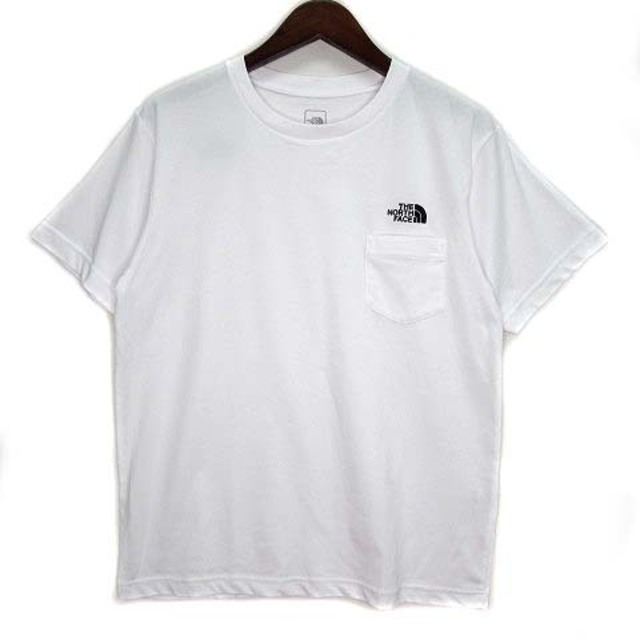ザノースフェイス シンプル ロゴ ポケット Tシャツ 半袖 NT32003A 白