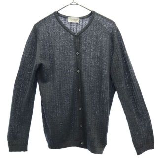 ジョンスメドレー(JOHN SMEDLEY)のジョンスメドレー 英国製 ウール100％ ニット カーディガン M グレー系 JOHN SMEDLEY レディース 【中古】  【230323】(カーディガン)