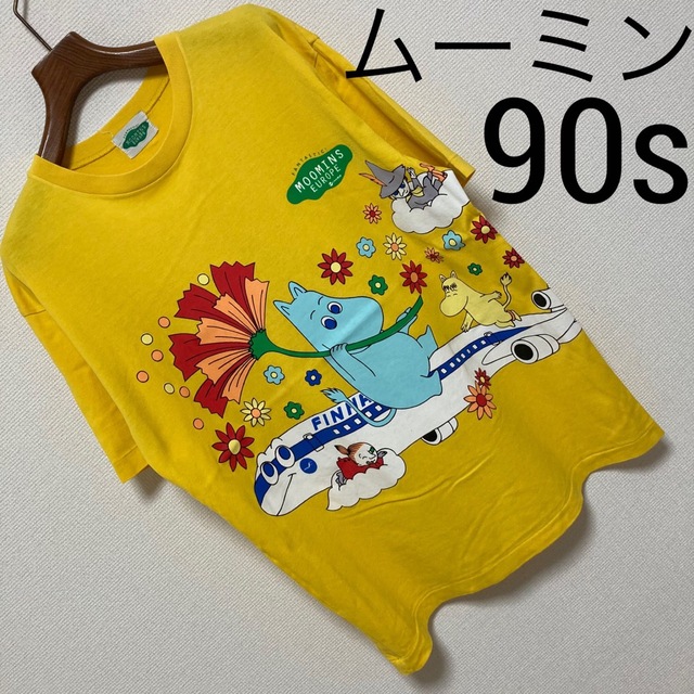 90s ビンテージ スナフキン シングルステッチ Tシャツ ムーミン 1990年