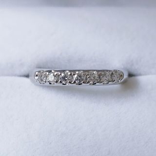 ミキモト(MIKIMOTO)のミキモト ダイヤモンド エタニティ リング Pt950 0.25ct 5.9g(リング(指輪))