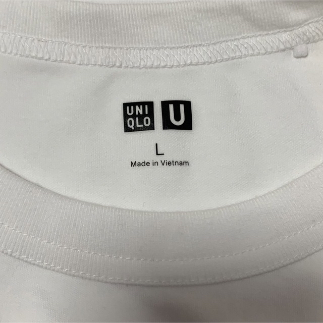 UNIQLO(ユニクロ)のユニクロU  白Tシャツ レディースのトップス(Tシャツ(半袖/袖なし))の商品写真