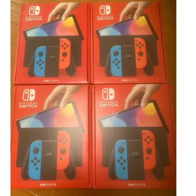 新品、未使用 任天堂Switch有機ELネオンカラー×4