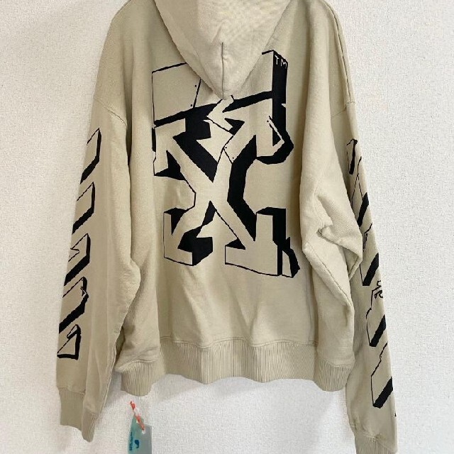 日本代理店正規品 22SS【新品】OFF-WHITE Arrows アロー ロゴ パーカー