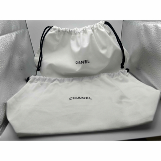 CHANEL - シャネル 巾着袋　白　2枚 ノベルティ 