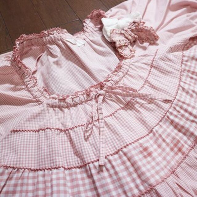 PINK HOUSE(ピンクハウス)の♡ピンクハウス♡ギンガムチェックのブラウス＆スカート レディースのワンピース(ロングワンピース/マキシワンピース)の商品写真