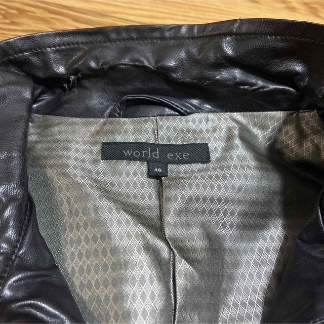 メンズ　レザージャケット　ライダースジャケット メンズのジャケット/アウター(ライダースジャケット)の商品写真