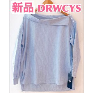 ドロシーズ(DRWCYS)の【新品】DRWCYS シンプルカジュアルロングシャツ　二の腕体型カバー　綺麗め(シャツ/ブラウス(長袖/七分))