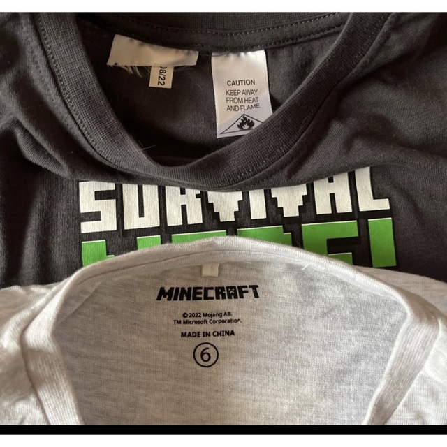 マイクラ　Minecraft Tシャツ 120cm 2枚セット