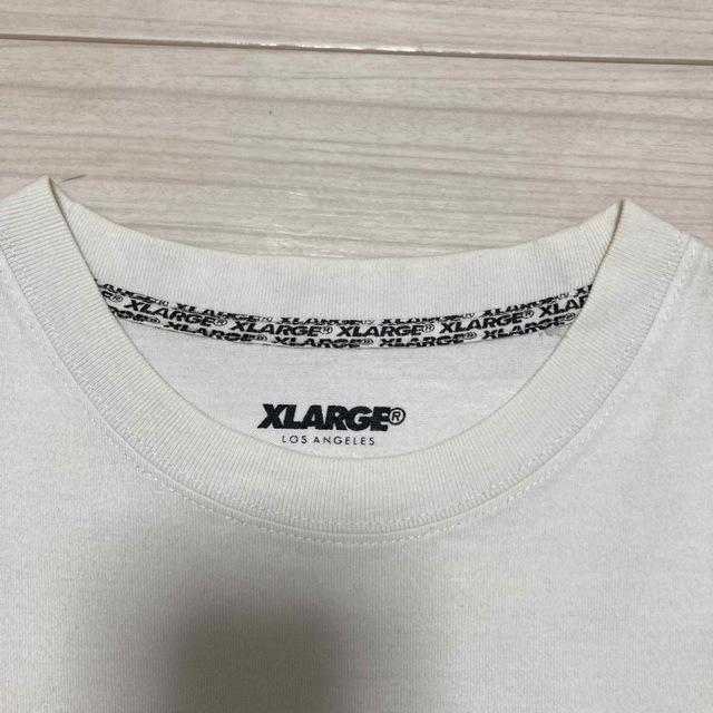 XLARGE(エクストララージ)の00s■X-LARGE 吉澤 究■Sadam スカル コラボ Tシャツ S 白 メンズのトップス(Tシャツ/カットソー(半袖/袖なし))の商品写真