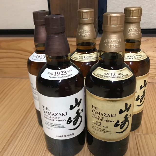 山崎12年、山崎、白州　各々700ml