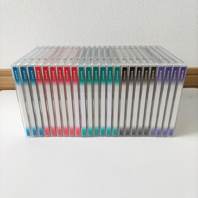 SONY SONY CD/DVD空ケース 標準 厚さ10mmタイプ 24枚 ユーズド品の通販 by navybeige2960 CD・DVDケース 空 24枚