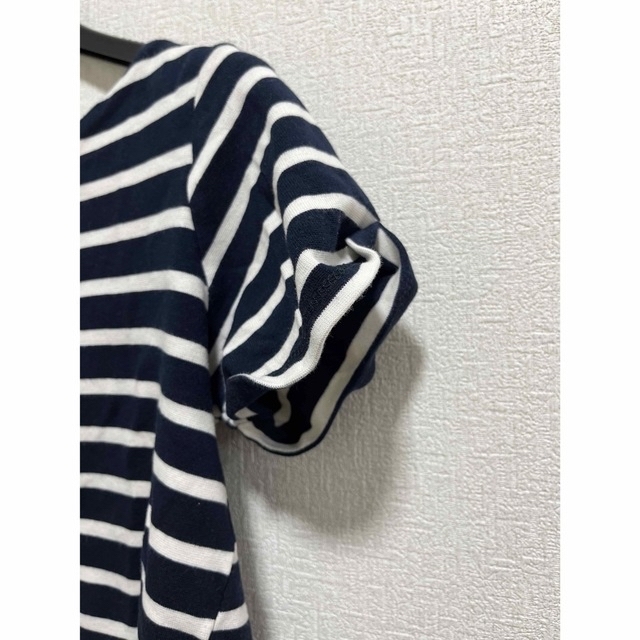 ZARA(ザラ)のZARAバックリボンボーダーTシャツ メンズのトップス(Tシャツ/カットソー(半袖/袖なし))の商品写真