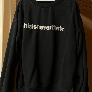 thisisneverthat - thisisneverthat ネバザ トレーナー 黒の通販 by ...