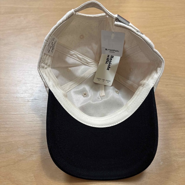 BEAMS(ビームス)の新品　Collegiate Pacific / TRIM CAP  ブラック レディースの帽子(キャップ)の商品写真