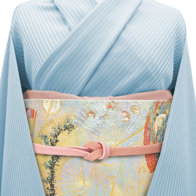 すごい値!袋帯 正絹 京都 西陣 あさぎ 徳川美術秘蔵 金銀糸 薄 すごい値!袋帯 正絹 京都 西陣 あさぎ 徳川美術秘蔵 金銀糸 薄