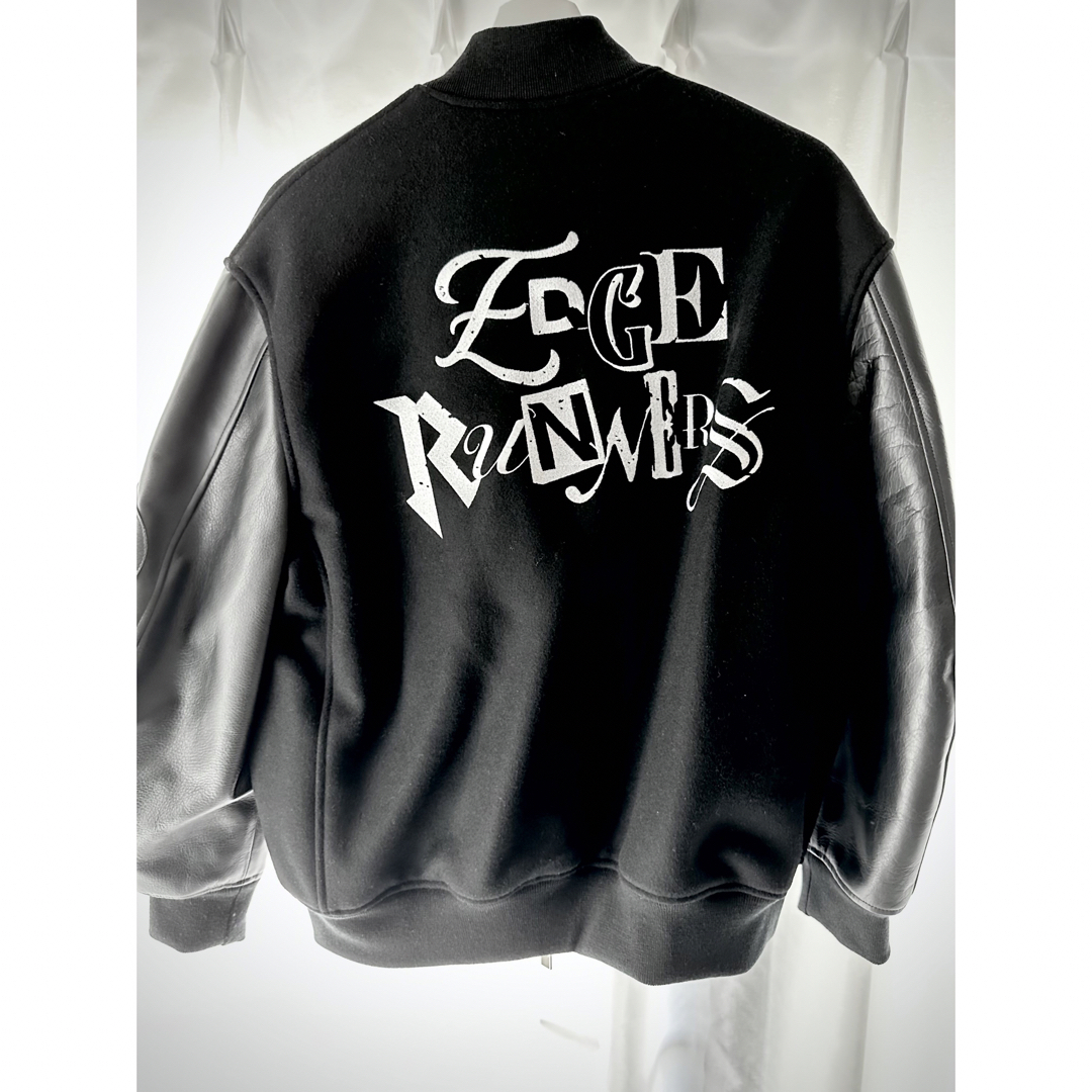 size:M vaultroom LEATHER BOMBER JACKET-