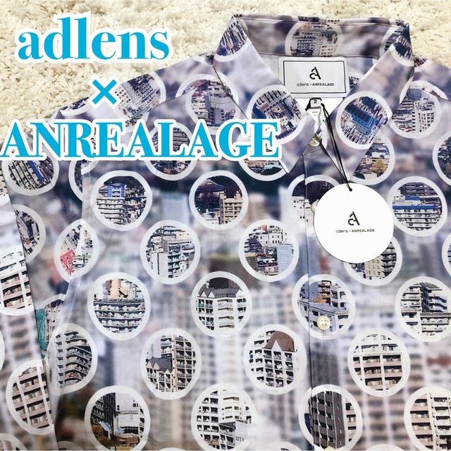 【未使用】adlens ANREALAGE 総柄 長袖 シャツ AAプロジェクト