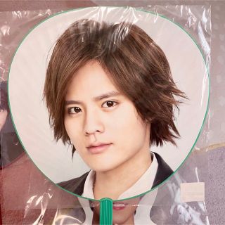 ヘイセイジャンプ(Hey! Say! JUMP)の岡本圭人　うちわ(アイドルグッズ)