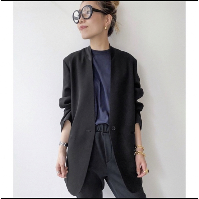 L'Appartment No Collar Relax Jacketノーカラージャケット