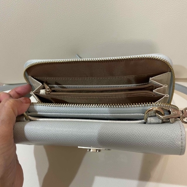 お財布付きポシェット レディースのバッグ(ショルダーバッグ)の商品写真