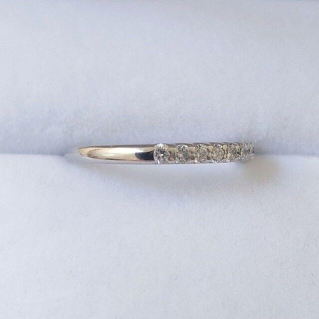 ヴァンドーム青山 ダイヤモンド エタニティ リング Pt950 0.18ct-
