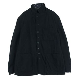 エンジニアードガーメンツ(Engineered Garments)のEngineered Garments エンジニアードガーメンツ USA製 ドット ウール リバーシブル ジャケット ブラック系 ホワイト系【中古】(その他)