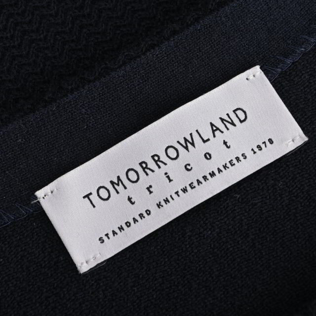 TOMORROWLAND(トゥモローランド)のTOMORROWLAND tricot コットン ブロックカラー ニット メンズのトップス(ニット/セーター)の商品写真