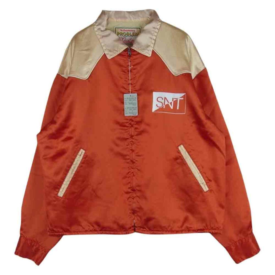 S肩幅セントマイケル SAINT MICHAEL 23SS SM-S23-0000-070 Western Shirt Jacket ウエスタン シャツ ジャケット レッド系 ベージュ系 S【新古品】【未使用】