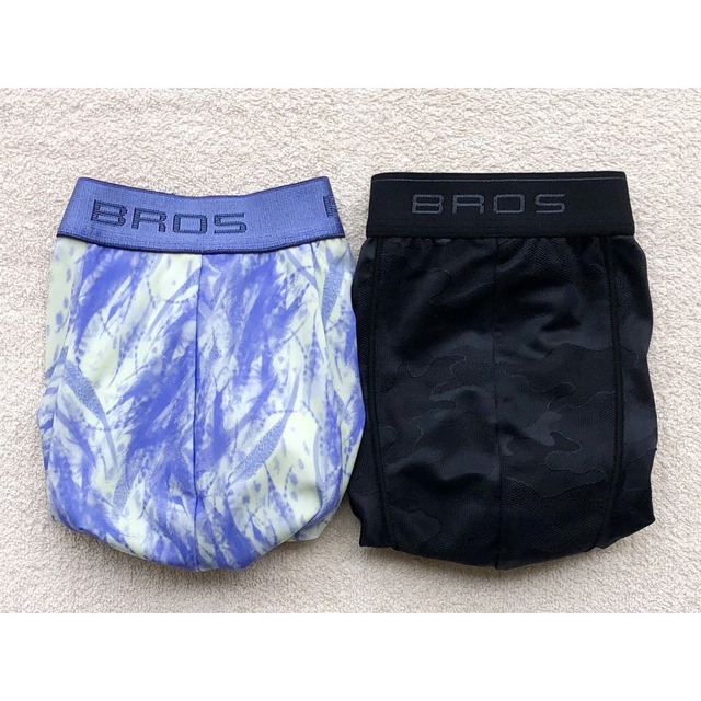 BROS ブロス ボクサーパンツ Ｌサイズ デザイン＆迷彩 2枚セット