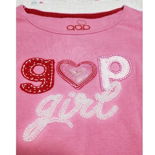ギャップキッズ(GAP Kids)のGAP☆150　ロンT　長袖　ピンク(Tシャツ/カットソー)