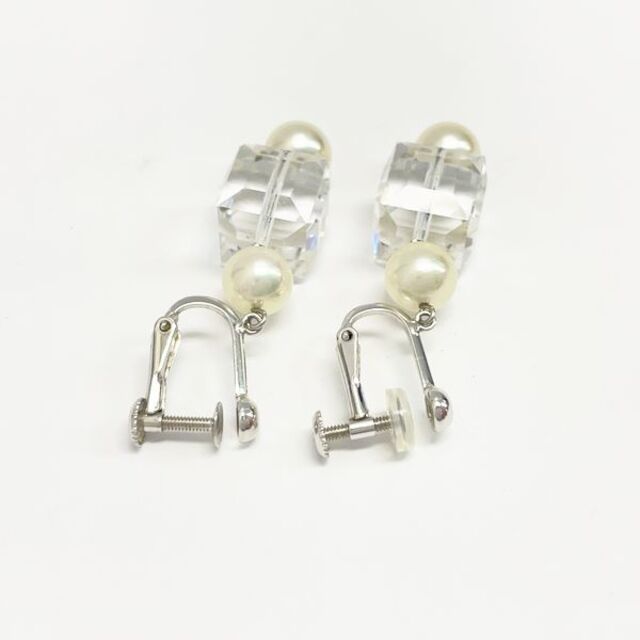 TASAKI 田崎真珠 アコヤ真珠 パール 6.6-7.0mm ストーンイヤリング