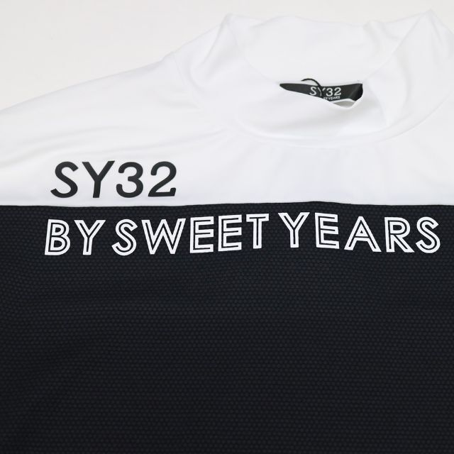 新品☆【SY32】 モックネックTEE Carvico RENEW WAVE M