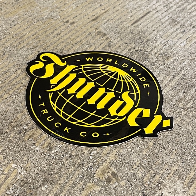 新品 THUNDER TRUCK STICKER / YELLOW スポーツ/アウトドアのスポーツ/アウトドア その他(スケートボード)の商品写真