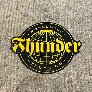 新品 THUNDER TRUCK STICKER / YELLOW(スケートボード)