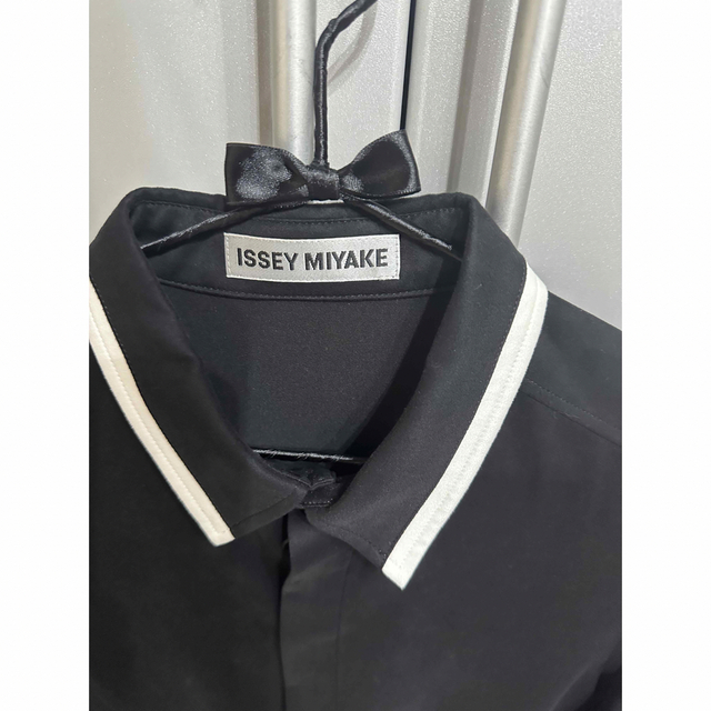 似合わなくて私は試着だけですISSEY MIYAKE イッセイミヤケ  大きいサイズ  ブラウス  ホワイト