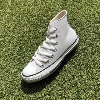 コンバース(CONVERSE)の新品22.5 converse コンバース レザー オールスターHI HT971(スニーカー)