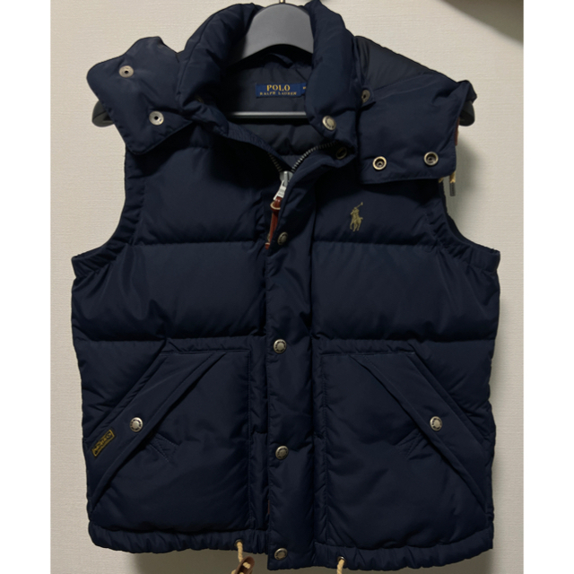 POLO RALPH LAUREN(ポロラルフローレン)のムーママ様専用POLO RALPH LAUREN  ダウンベスト　ネイビー レディースのジャケット/アウター(ダウンベスト)の商品写真