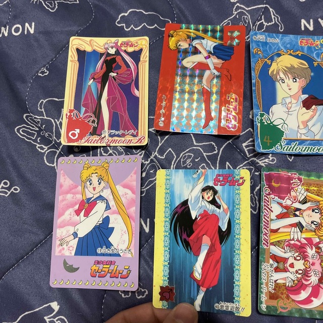 セーラームーン　カードとシール エンタメ/ホビーのアニメグッズ(カード)の商品写真