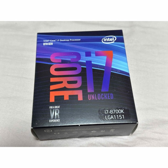 Core i7-8700k 動作確認済 CPU