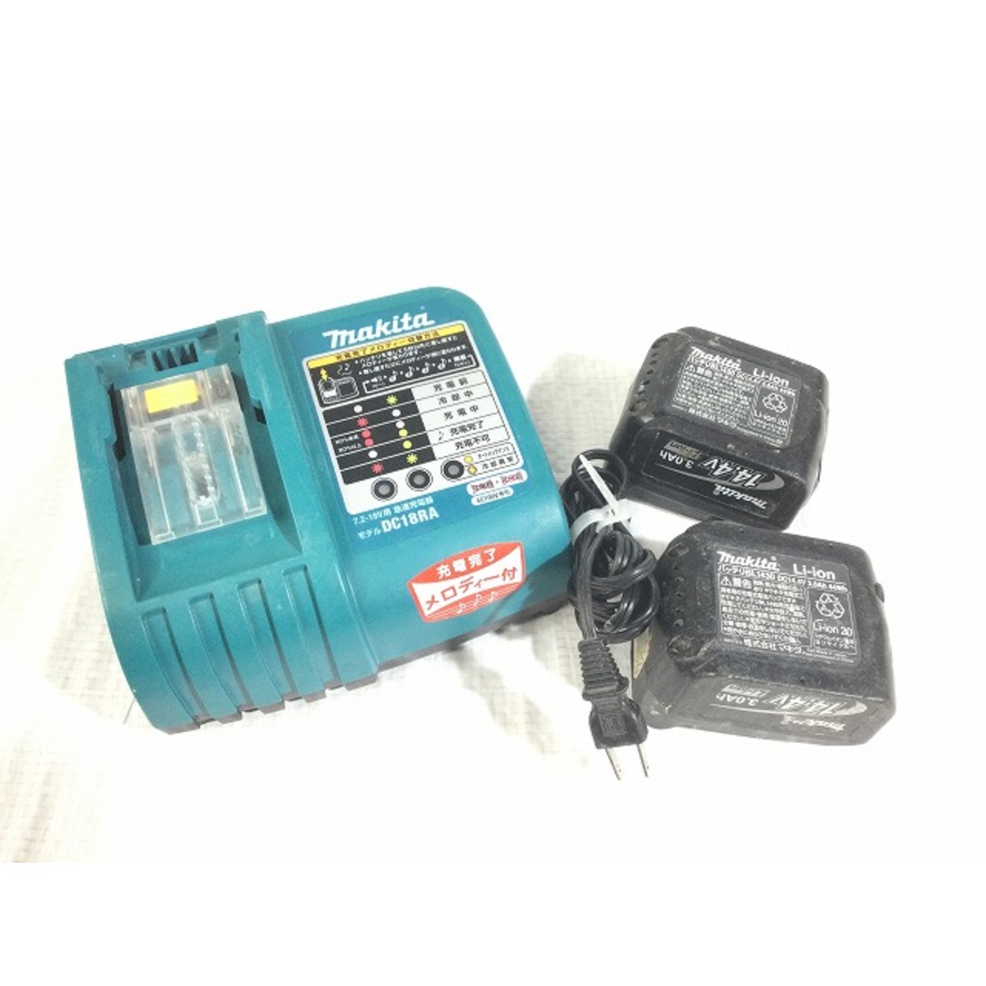 Makita(マキタ)の☆比較的綺麗☆makita マキタ 14.4V充電式ドライバドリル HP470D バッテリ2個(3.0Ah) 充電器1個 DC18RA 60320 自動車/バイクのバイク(工具)の商品写真