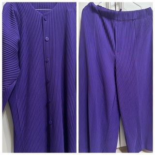 イッセイミヤケメン(ISSEY MIYAKE MEN)のイッセイミヤケ　オムプリュッセ　パンツスーツ新品（1120）(セットアップ)