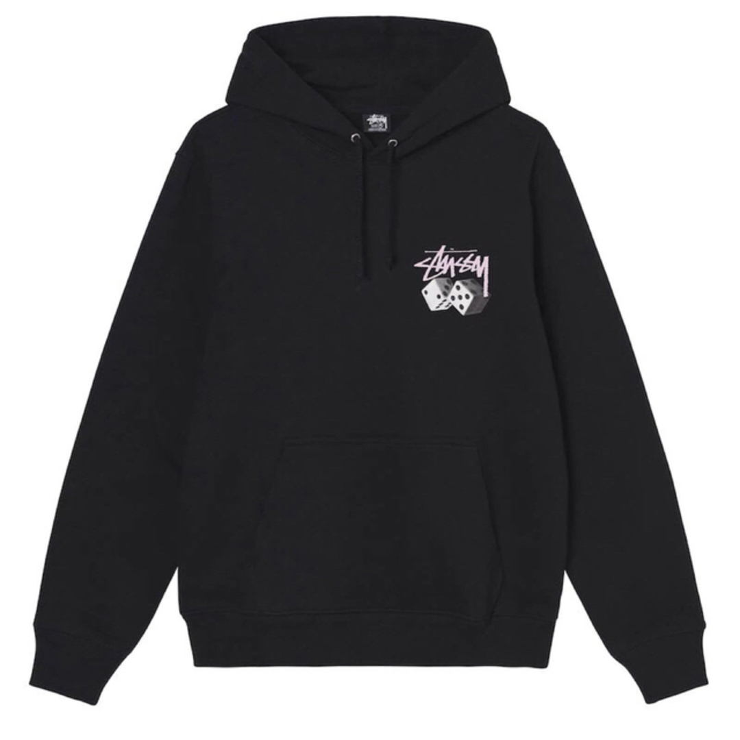 STUSSY ROLL THE DICEHOODスウェットパーカープルオーバー 【保障