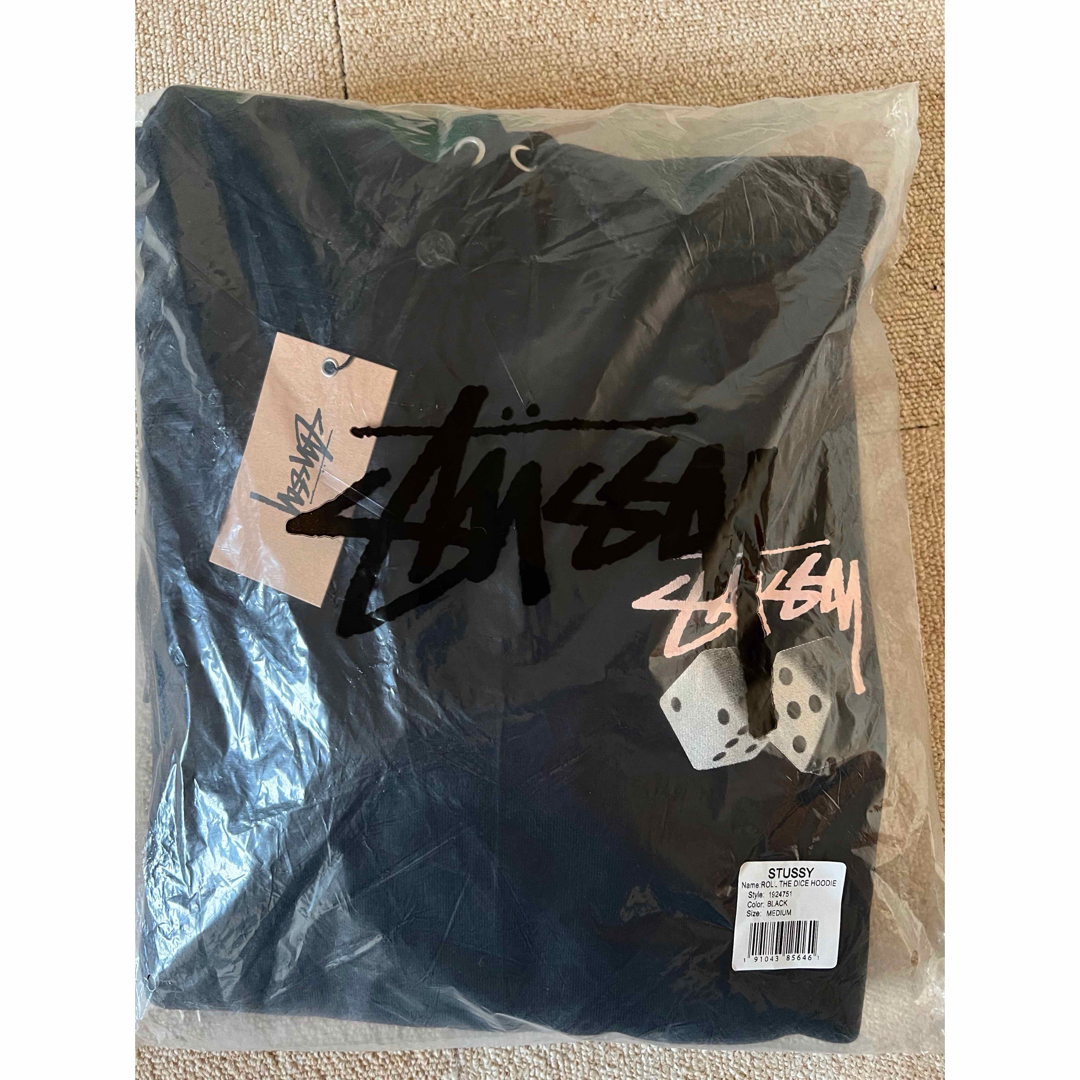 STUSSY - STUSSY ROLL THE DICEHOODスウェットパーカープルオーバーの