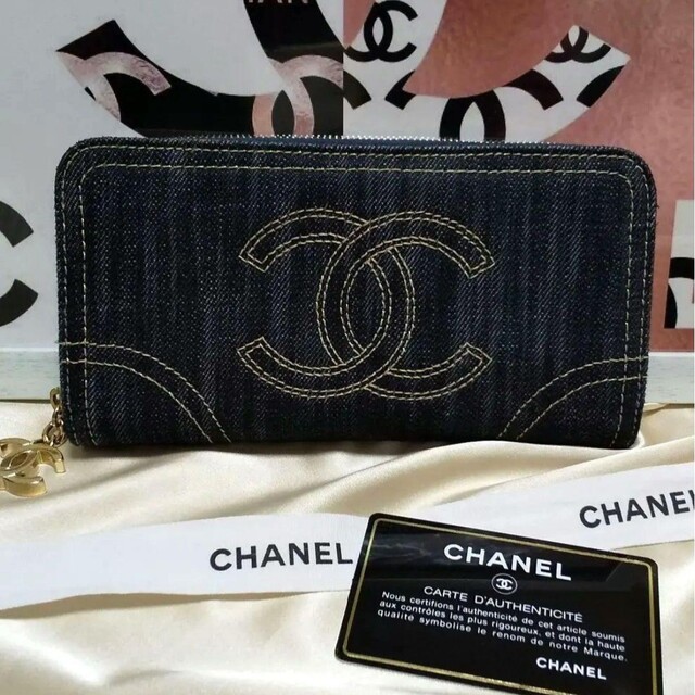 専用★正規品 超美品★CHANEL シャネル デニム 長財布 9