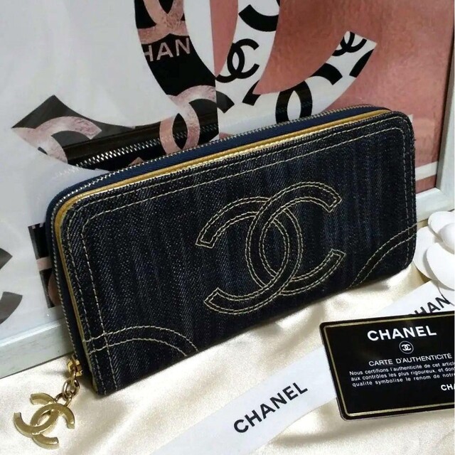 CHANEL - 専用☆正規品 超美品☆CHANEL シャネル デニム 長財布 CHANEL - 専用☆正規品 超美品☆CHANEL シャネル デニム 長財布