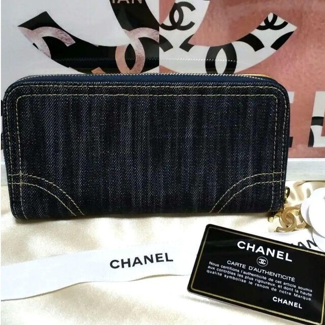 専用★正規品 超美品★CHANEL シャネル デニム 長財布 8