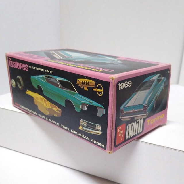 Ford(フォード)のAMT プラモ「MINI FORD TORINO　1969」 エンタメ/ホビーのおもちゃ/ぬいぐるみ(模型/プラモデル)の商品写真