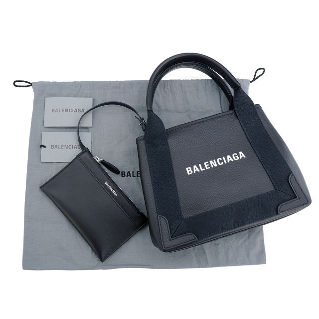BALENCIAGA ショルダーバッグ ネイビーカバス XS レザー 本革 黒色 | フリマアプリ ラクマ