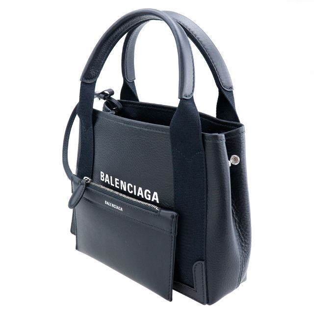 Balenciaga(バレンシアガ)のBALENCIAGA ショルダーバッグ ネイビーカバス XS レザー 本革 黒色 レディースのバッグ(ショルダーバッグ)の商品写真